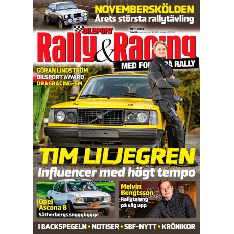 Erbjudande Bilsportgalan: 4 nr Bilsport Rally&Racing