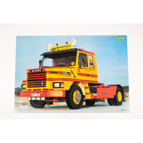 Vintageposter Trailer Scania