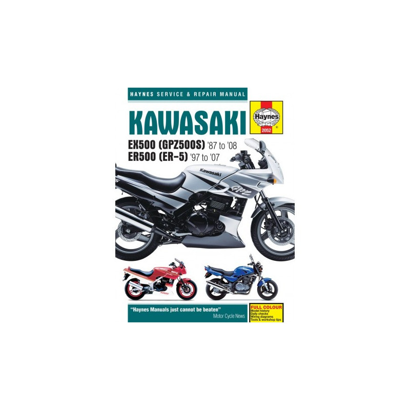 Kawasaki EX500 (GPZ500S) & ER500 (ER-5) 1987 - 2008