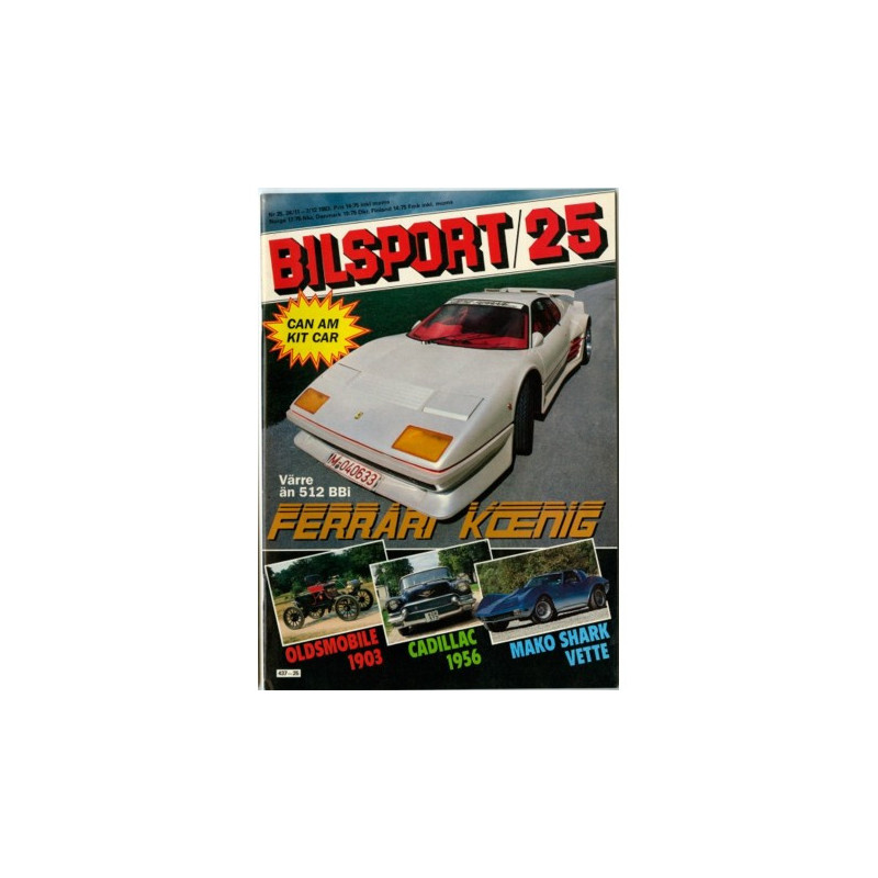 Bilsport nr 25  1983