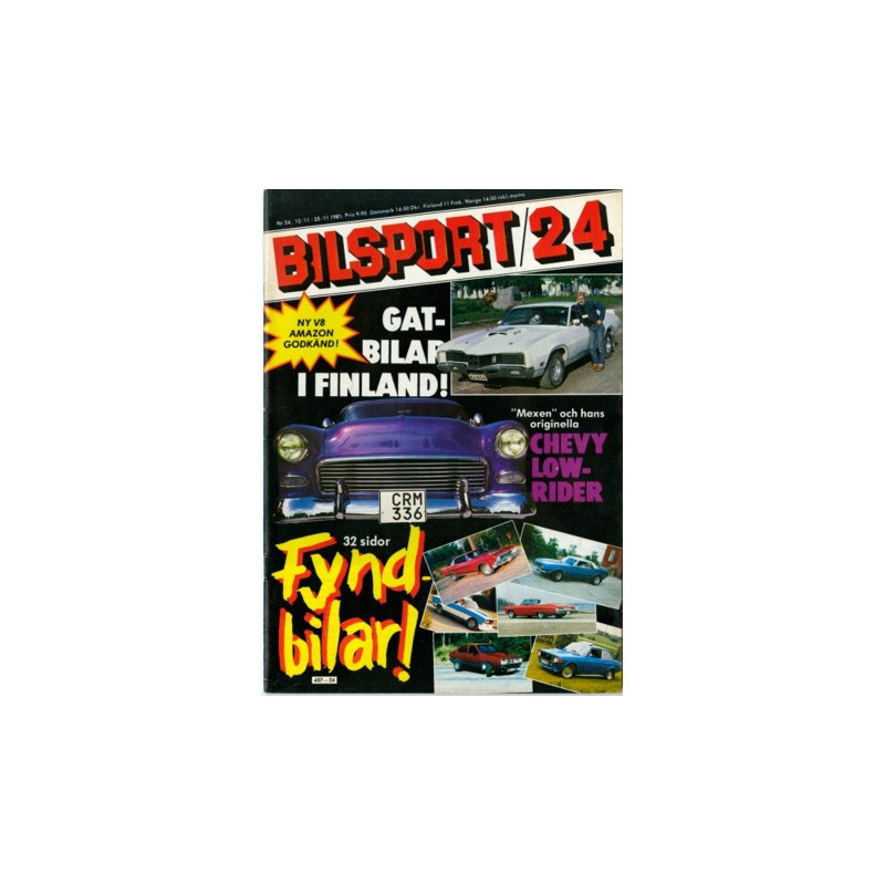 Bilsport nr 24  1981