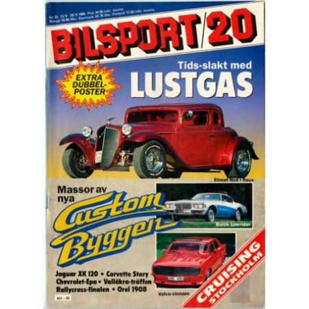 Bilsport nr 20  1984