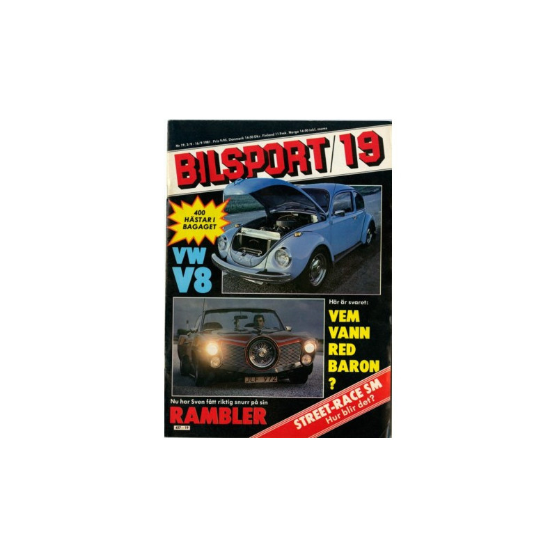 Bilsport nr 19  1981