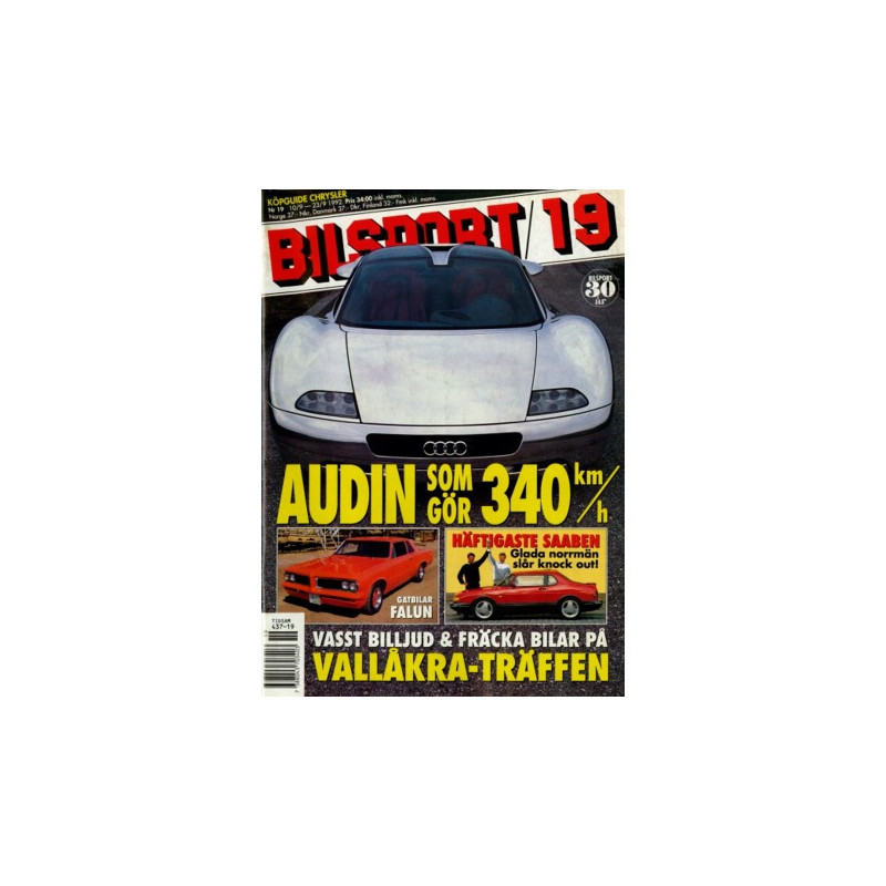 Bilsport nr 19  1992