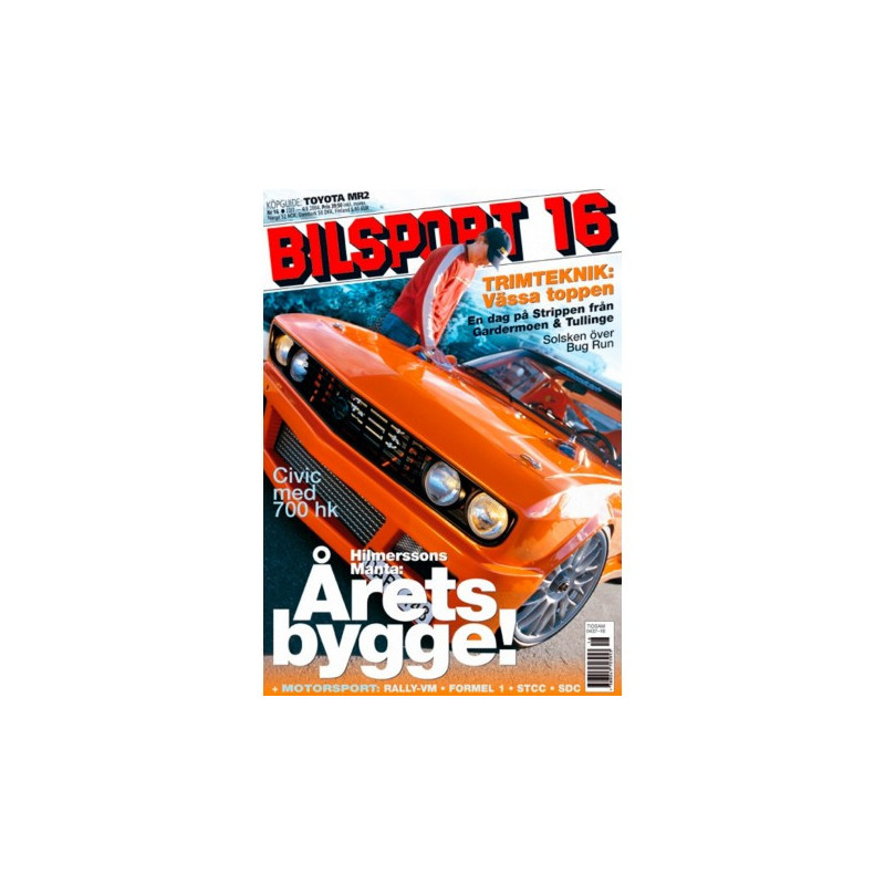 Bilsport nr 16  2004