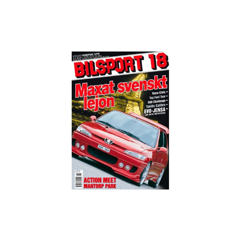 Bilsport nr 18  2001