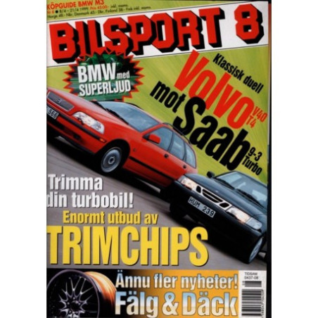 Bilsport nr 8  1999