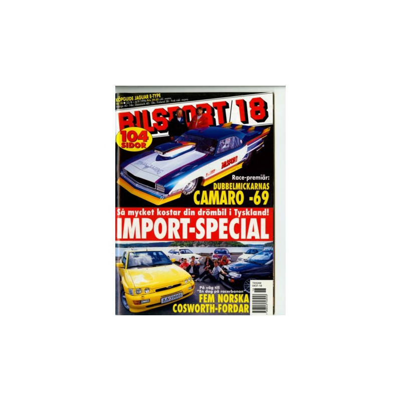 Bilsport nr 18  1996