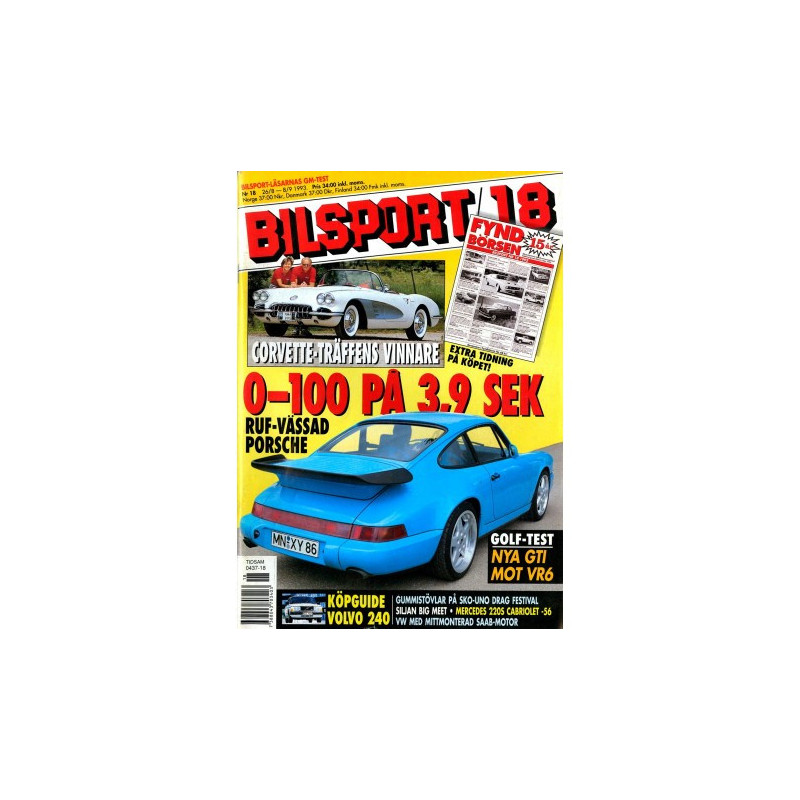 Bilsport nr 18  1993