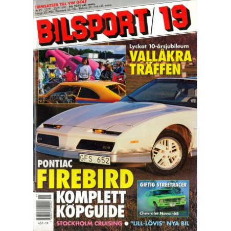 Bilsport nr 19  1991