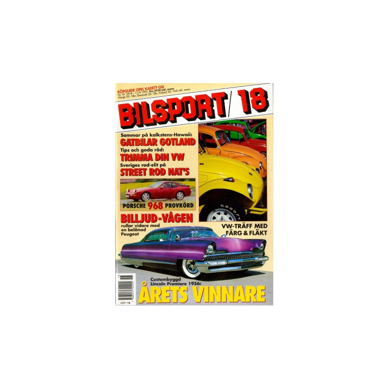 Bilsport nr 18  1991