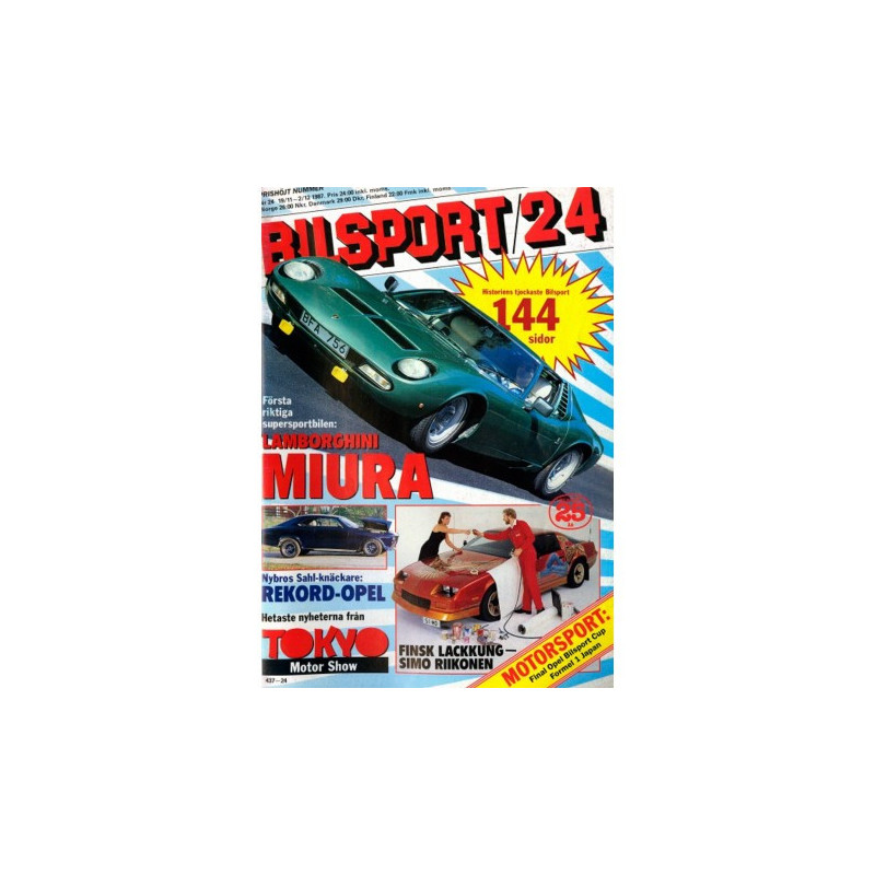 Bilsport nr 24  1987