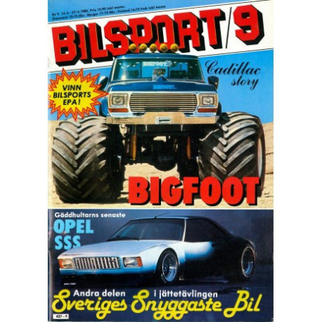 Bilsport nr 9  1983