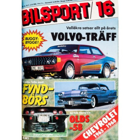 Bilsport nr 16  1982