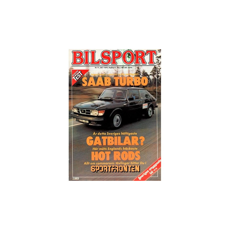 Bilsport nr 11  1978