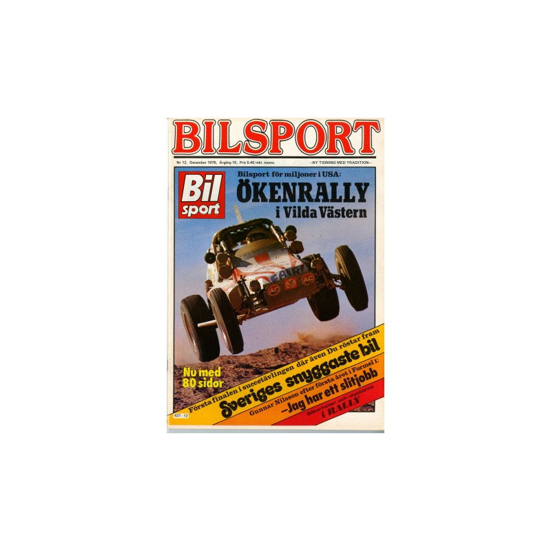 Bilsport nr 12  1976