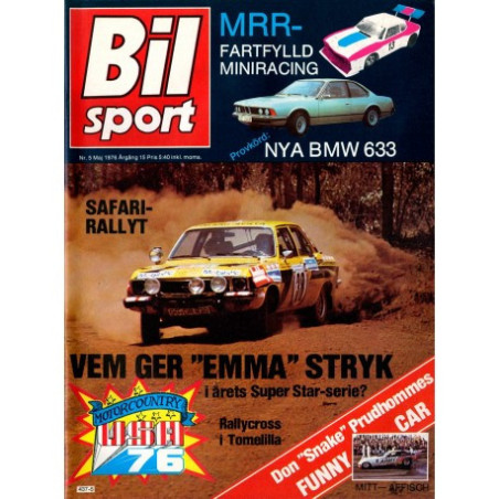 Bilsport nr 5  1976