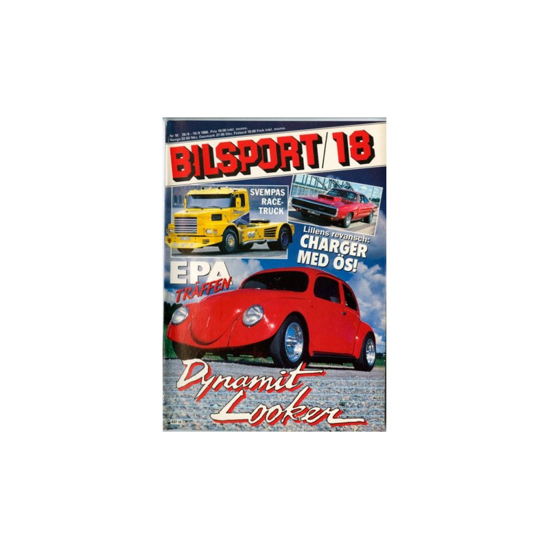 Bilsport nr 18  1986