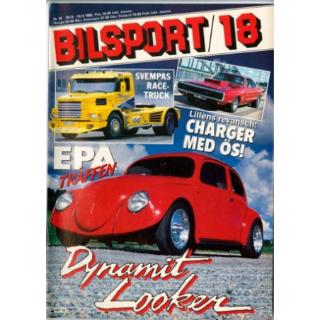 Bilsport nr 18  1986