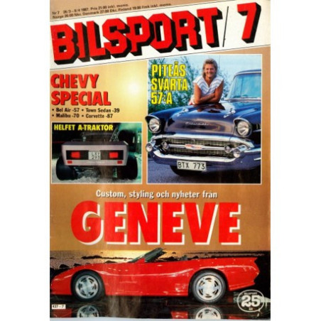 Bilsport nr 7  1987