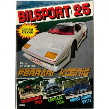 Bilsport nr 25  1983