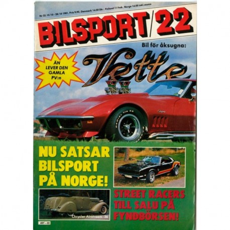 Bilsport nr 22  1981