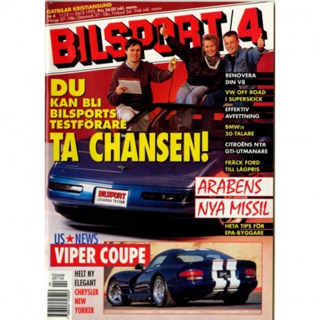 Bilsport nr 4  1993