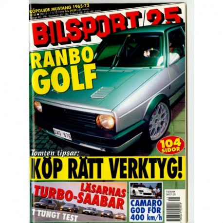 Bilsport nr 25  1996