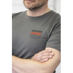 Bilsport T-shirt 3 små logos (grå)