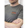 Bilsport T-shirt 3 små logos (grå)